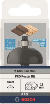 Bosch Hohlkehlfräser 8mm R1   2608628365 