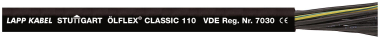 LAPP ÖLFLEX CLASSIC 110 3X0,75 BK 