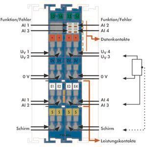 WAGO 750-486 4-Kanal-Analogeingang,0/4 