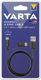 VARTA 2in1 Charge u.Sync Cable     57948 