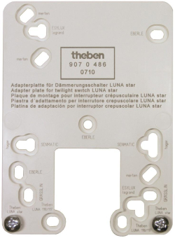 Theben 9070486   Adapterplatte LUNA star 