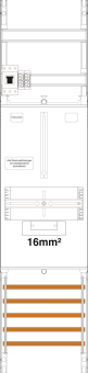 f-tronic Zählerfeld 1-feldrig Z1B-16-HSP 