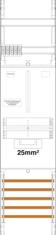 f-tronic Zählerfeld 1-feldrig     Z1B-25 