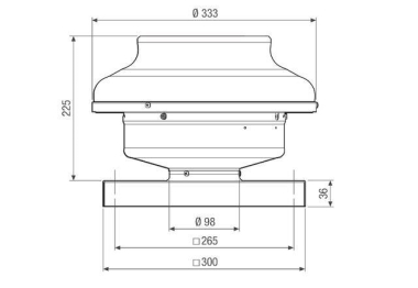 Maico Mini-Dachventilator DN EHD 10/2 EC 