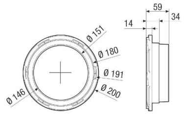 Maico Anschluss-Übergang        MA-AÜ160 