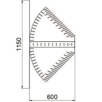 OBO RB W 660 FT Bogen winkelverstellbar 