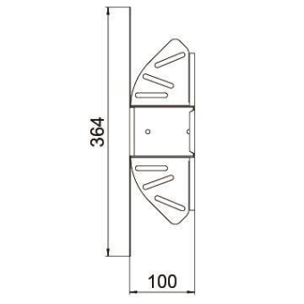 OBO RB W 610 A4 Bogen winkelverstellbar 