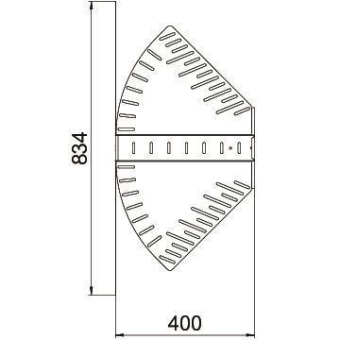 OBO RB W 640 FS Bogen winkelverstellbar 