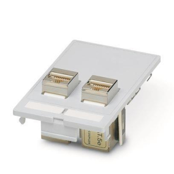 Phoenix       VS-SI-FP-2RJ45-5-MOD-BU/BU 