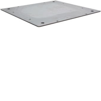 Hager Deckblech geschlossen IP41 FZ881WE 