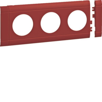Hager Blende 3fach Steckdose GB080303020 