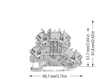 WAGO 2000-2201/353-000 Doppelstock- 
