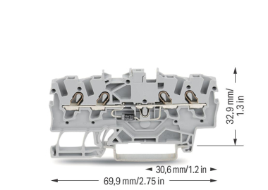 WAGO 2001-1411/1000-410 Bauelement- 
