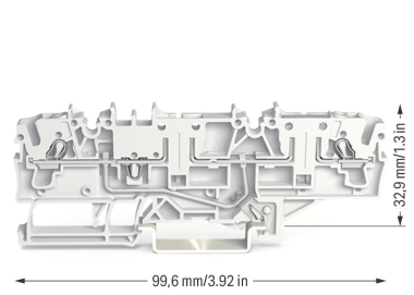 WAGO 2002-1568 2-Leiter-Basisklemme,für 