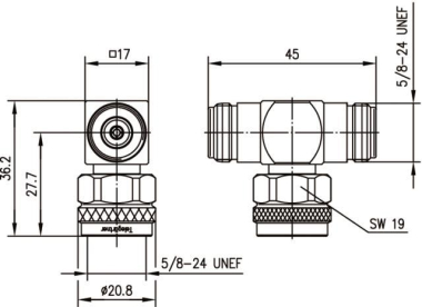 TEGA N-T-Stück (F-M-F)       J01024J1120 
