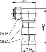 TEGA N-Winkelstecker Simfix  J01020B0044 