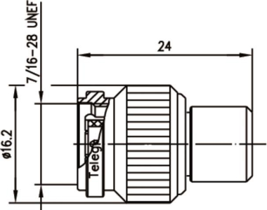 TG TNC-Abschlusswiderstand  J01016A0002 