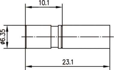 TEGA SMB-Kabelbuchse Cr/Cr Au  100024872 