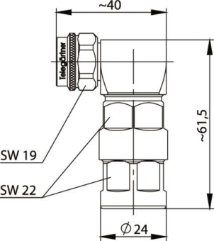 TEGA N-Winkelstecker Simfix  J01020B0044 