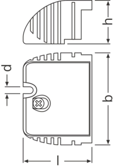 Osram OT CABLE CLAMP F-STYLE UNV1 