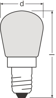 OSR Birnenformlampe SPC.T FR 15W 