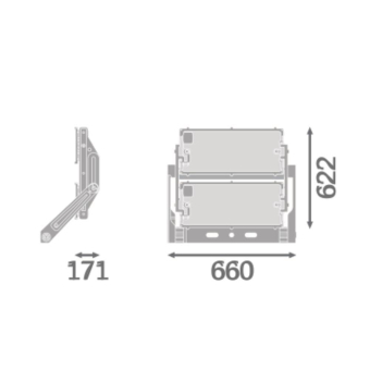 Ledvance FL MAX P 900/1200W 740 R45 WAL 
