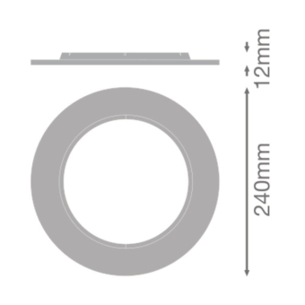 Ledvance DL CMFT EXT RING D240 WT 