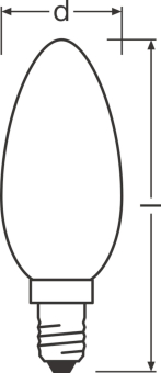 Ledvance LED CLASSIC B DIM CRI97 S 4.2W 