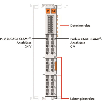 WAGO 750-1607 Potentialvervielfältigung, 