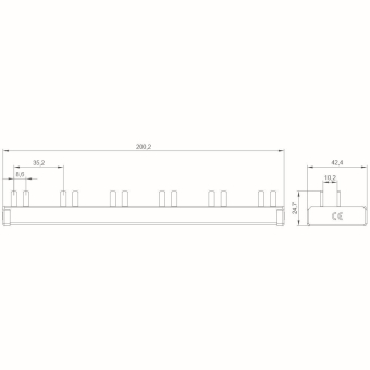 Siemens Stift SaS 10qmm 1p/N   5ST3676-0 