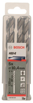 Bosch 5Metallbohrer HSS-G DIN 2608585525 