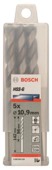 Bosch 5Metallbohrer HSS-G DIN 2608585529 