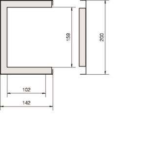 Hager Brandschutzkanal    FWK3991600VERZ 