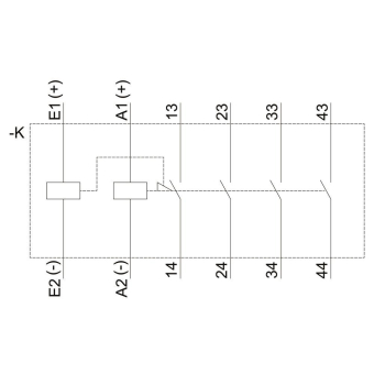 SIEM Hilfsschütz,          3RH2440-1BG40 