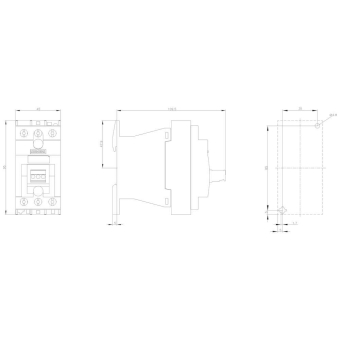 Siemens 3RF34031BD04 Halbleiterschütz 