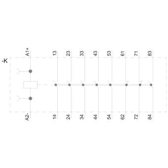 SIEM Hilfsschütz, 6S+2Ö,   3RH2362-2BB40 