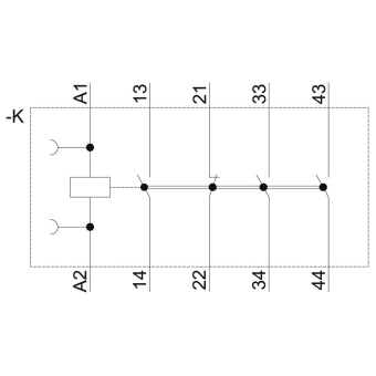 Siemens 3RH21311AP00 Hilfsschütz 3S+1 