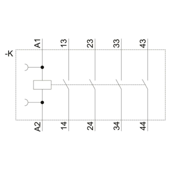 Siemens 3RH21401AP00 Hilfsschütz 4S 