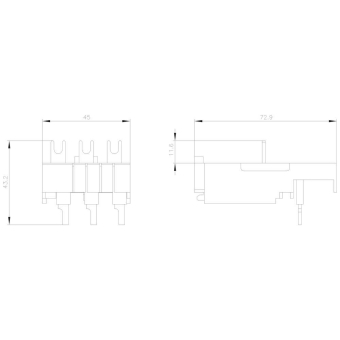 Siemens 3RA29211AA00 Verbindungsbaustein 