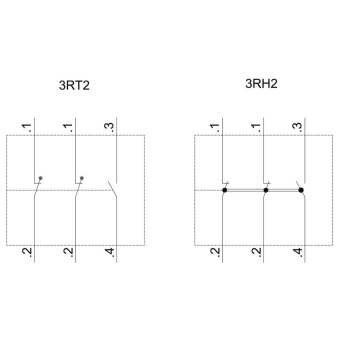 Siemens 3RH29111HA12 Hilfsschalterblock 