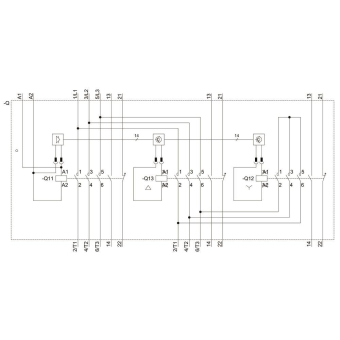Siemens 3RA24238XF321AL2 11kW 230VAC 