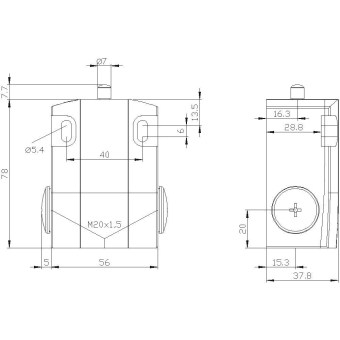 Siemens 3SE51220CA00 Basisschalter 1S/1 