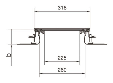 Hager Bodenkanal estrichbündig BKF300105 