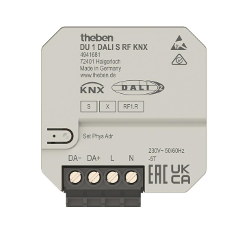 Theben UP 1f          DU 1 DALI S RF KNX 