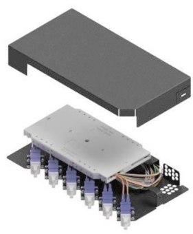 EasyLan DIN Gehäuse bestückt mit LVR1220 