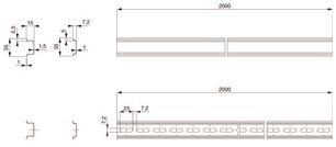 GS Hutprofilschiene 35X7,5     NSYSDR30B 
