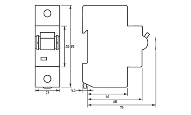 Doepke LS-Schalter         DMCB 2 C100-1 