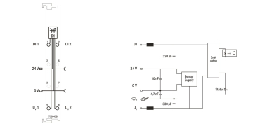 WAGO 750-438 2-Kanal-Digitaleingang, 