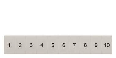 SIEM Schilder, längs 1-10  8WH8120-3AB05 