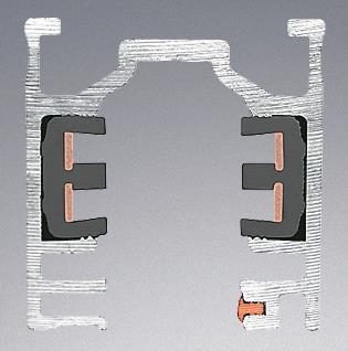 ZUM 3PH Schiene 2m titan        S2803660 